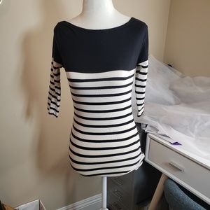 French Connection 2/3 sleeve shirt